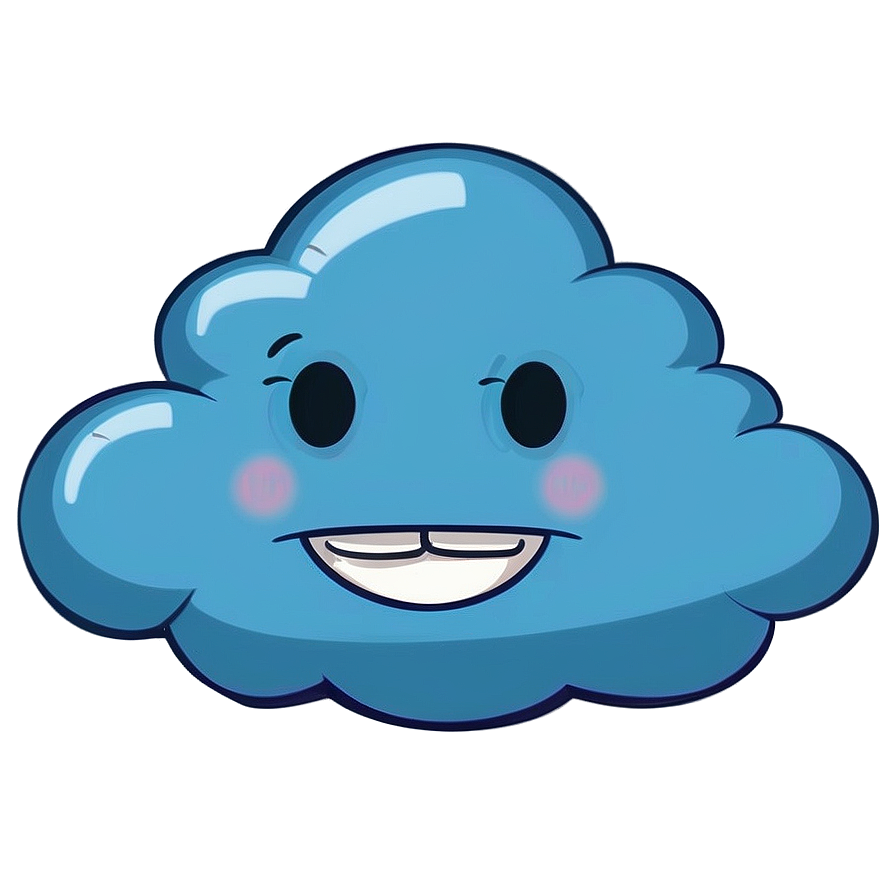 Sad Cartoon Cloud Png 24 PNG image