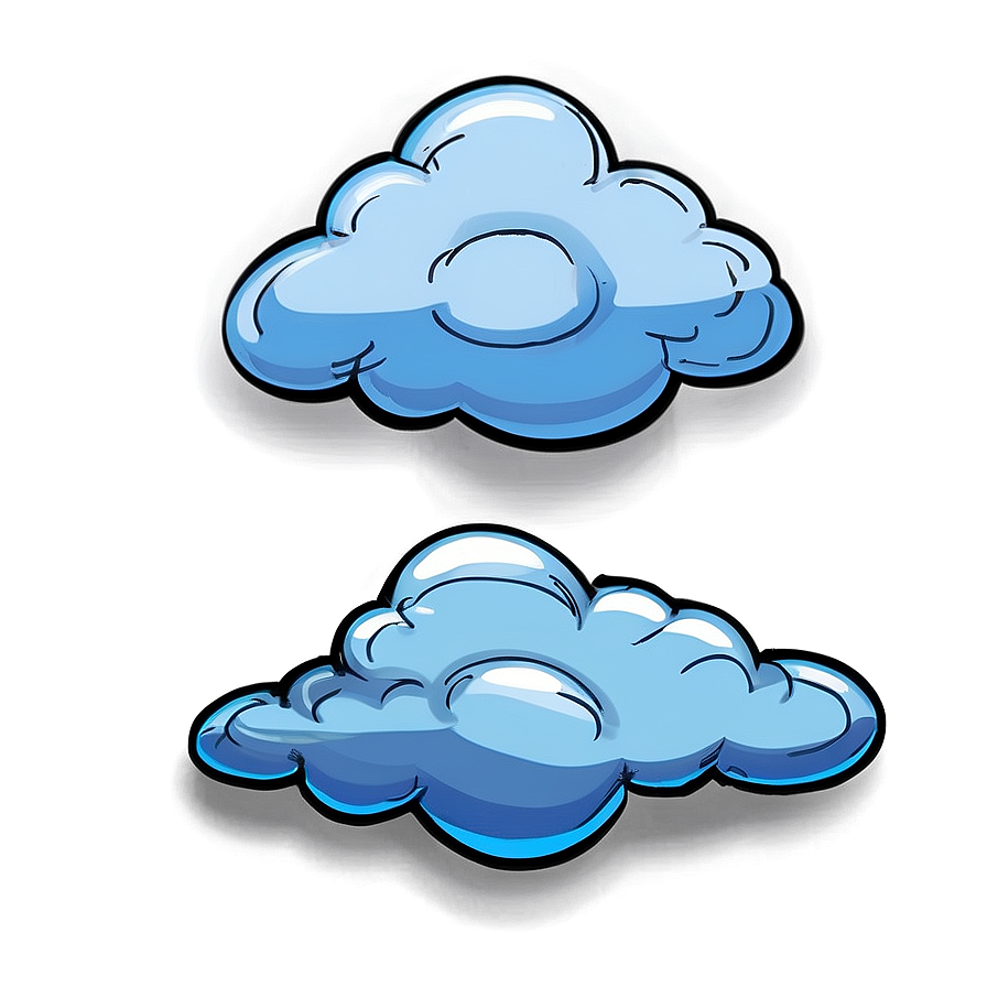 Sad Cartoon Cloud Png 34 PNG image