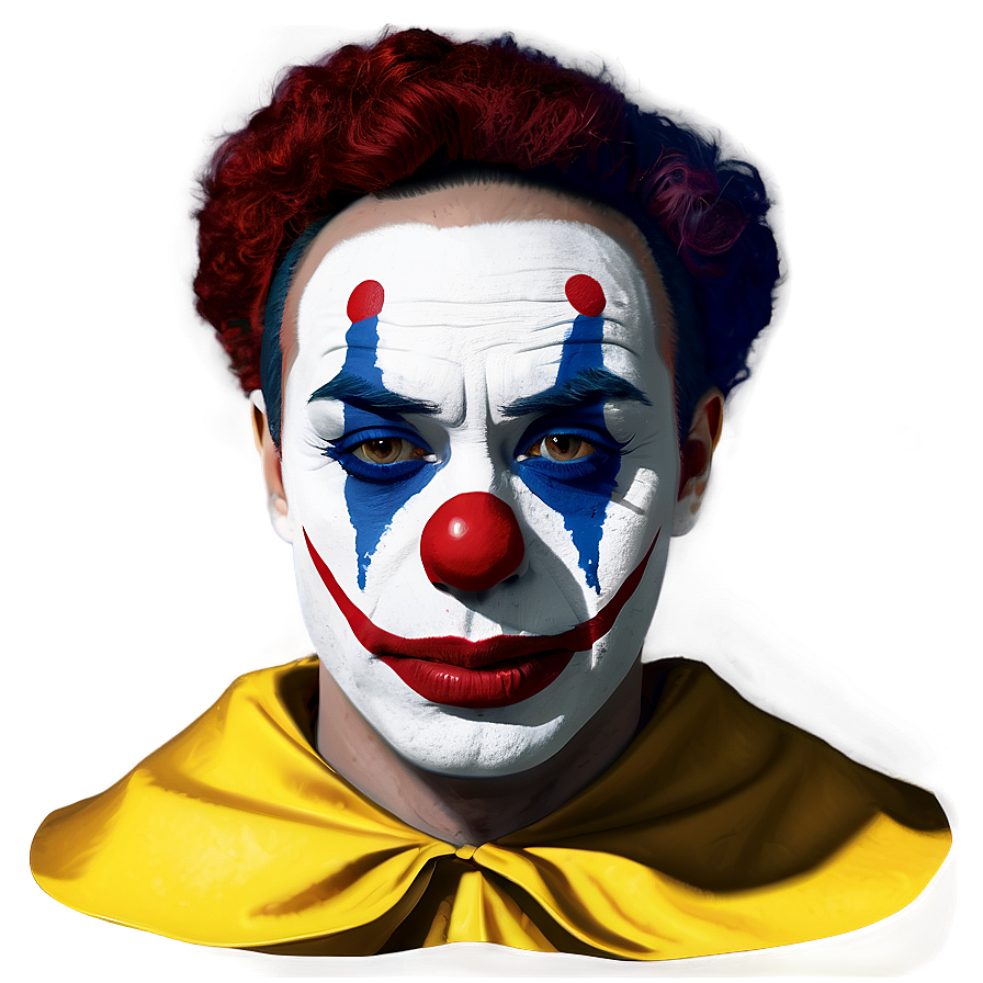 Sad Clown Portrait Png 49 PNG image