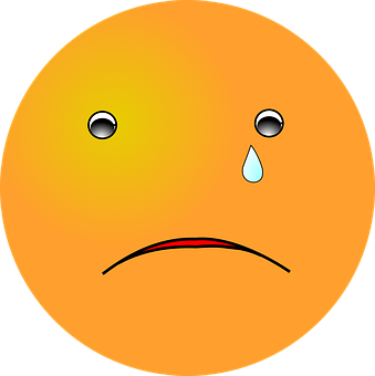 Sad Emoji Face Graphic PNG image
