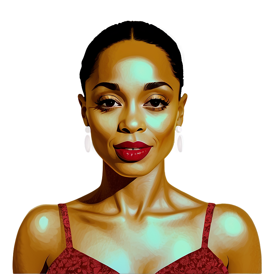 Sade Singer Illustration Png 06242024 PNG image