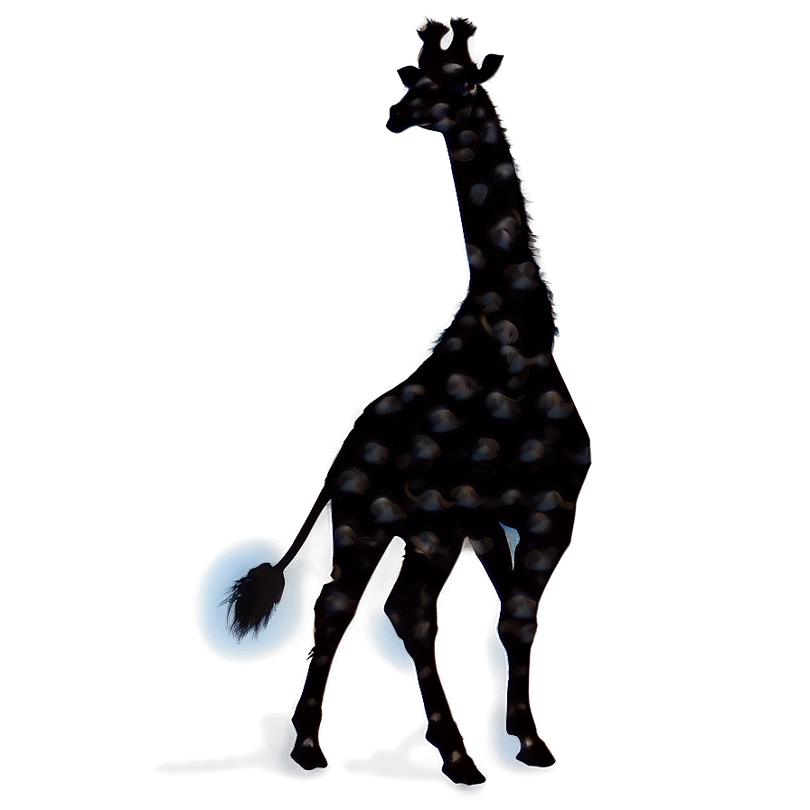 Safari Giraffe Silhouette Png Nbm83 PNG image