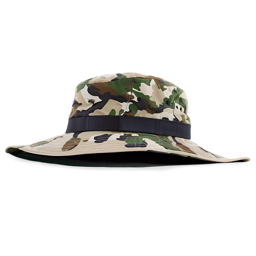 Safari Hat With Camouflage Png 06212024 PNG image