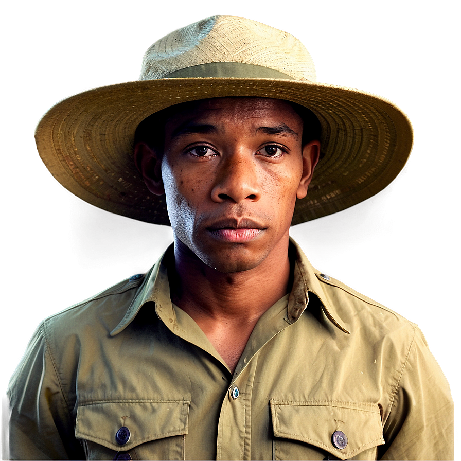 Safari Hat With Strap Png Dby PNG image