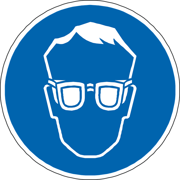 Safety Goggles Sign Icon PNG image