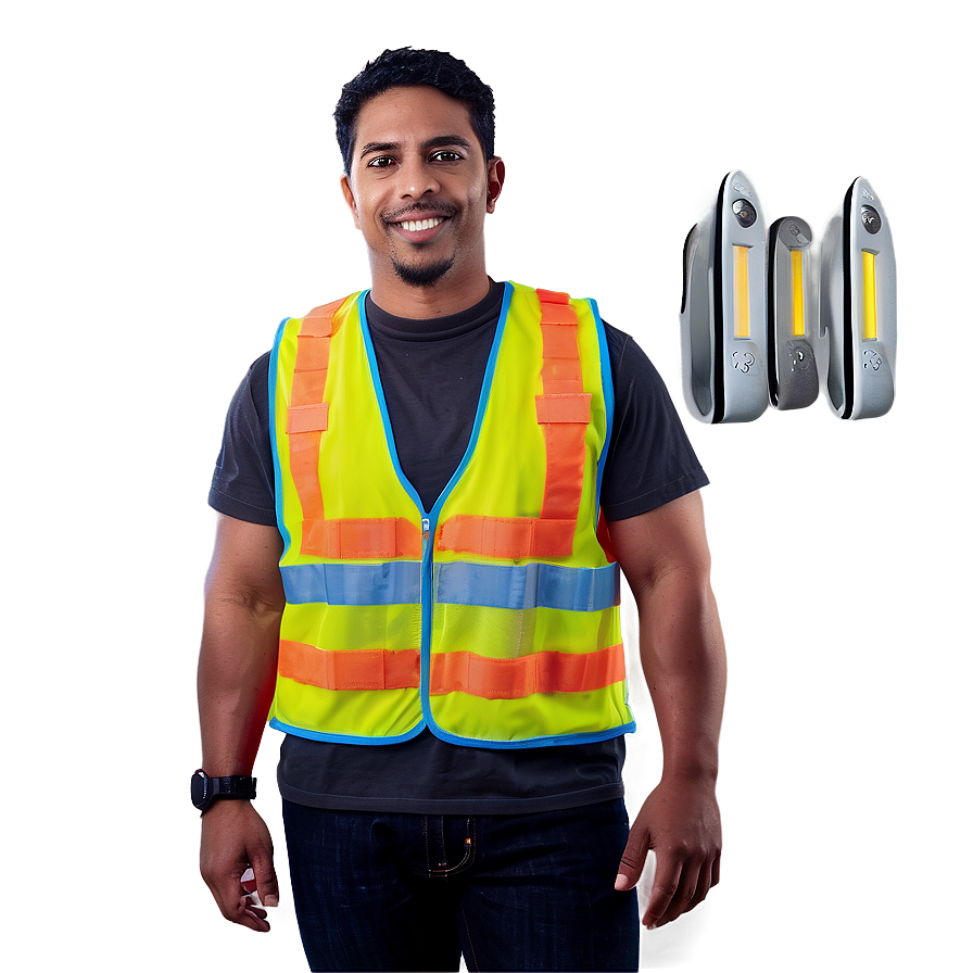 Safety Vest With Lights Png Aui PNG image