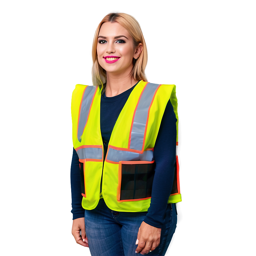 Safety Vest With Shoulder Pads Png 23 PNG image