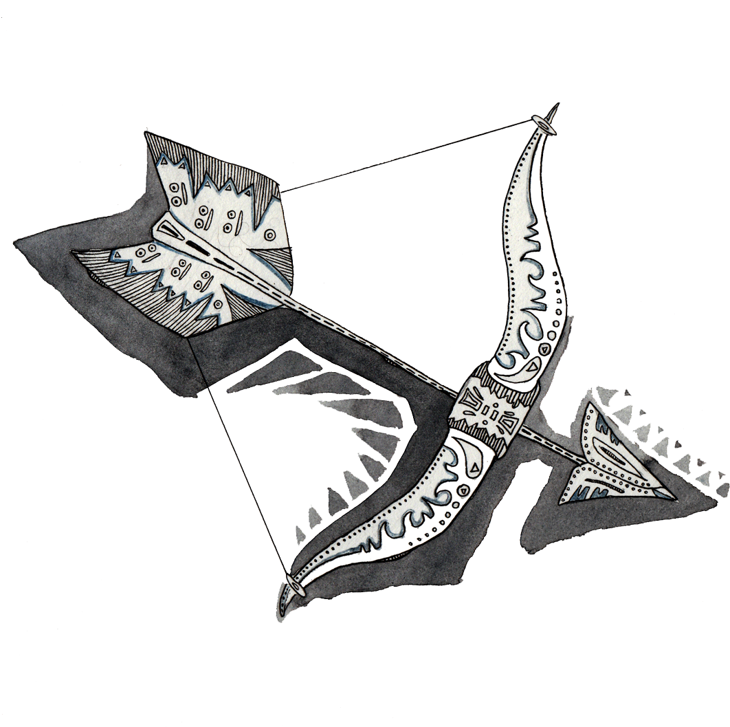 Sagittarius Zodiac Archer Illustration PNG image