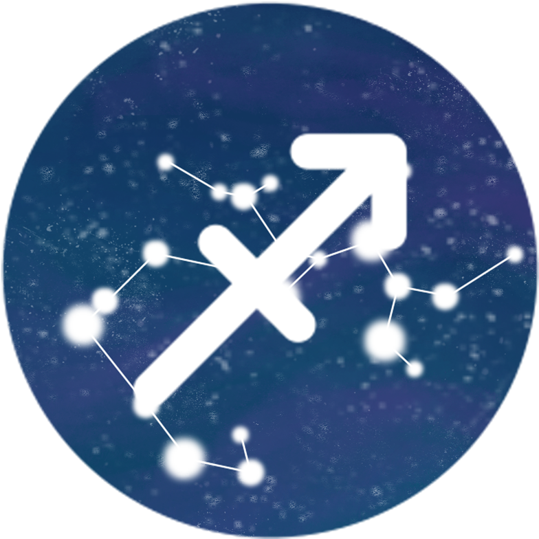 Sagittarius Zodiac Sign Constellation PNG image