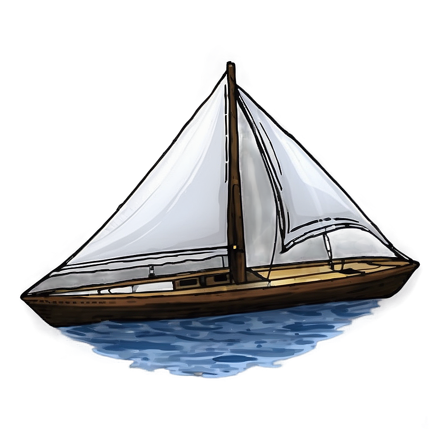 Sailboat At Dawn Light Png 31 PNG image