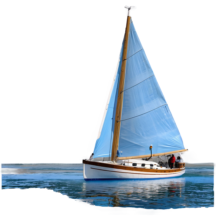 Sailboat In Arctic Waters Png Kbo45 PNG image