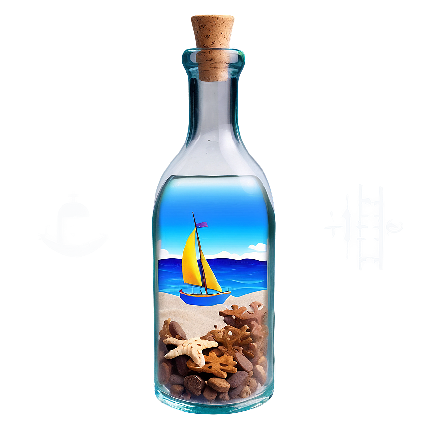 Sailboat In Bottle Png 05242024 PNG image