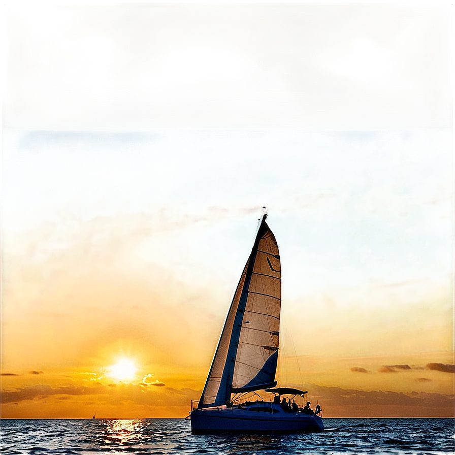 Sailboat On Horizon Png 05242024 PNG image