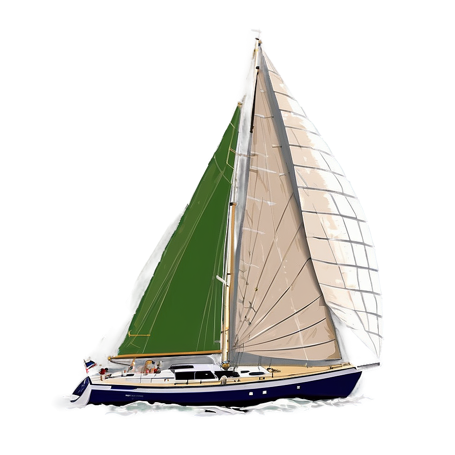 Sailboat Under Full Sail Png 38 PNG image