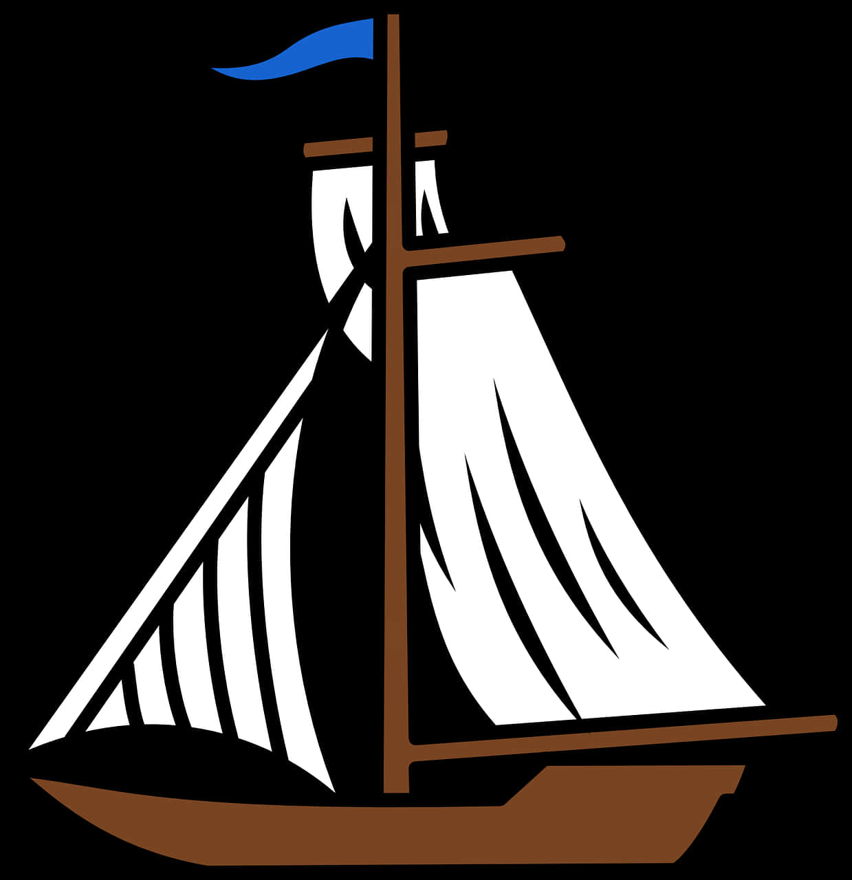 Sailboat Vector Art PNG image