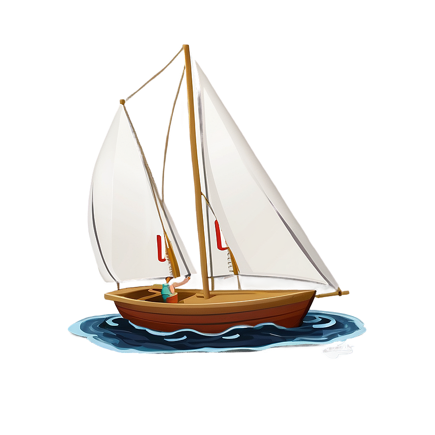 Sailboat Voyage Oh The Places You'll Go Png 06212024 PNG image