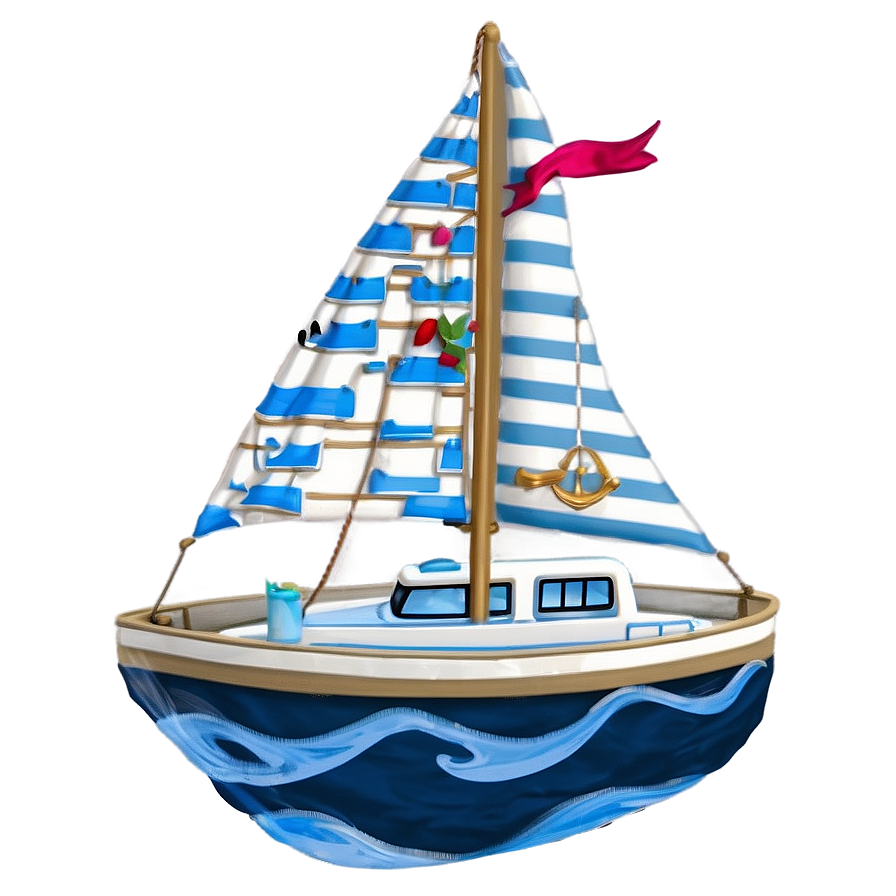 Sailboat Voyage Oh The Places You'll Go Png Kvh76 PNG image