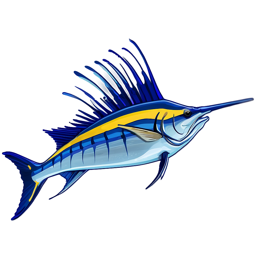 Sailfish And Coral Reef Png 70 PNG image