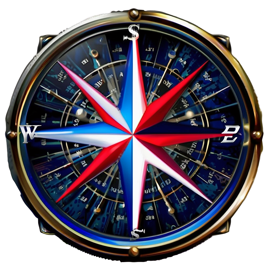 Sailor's Compass Rose Emblem Png 26 PNG image