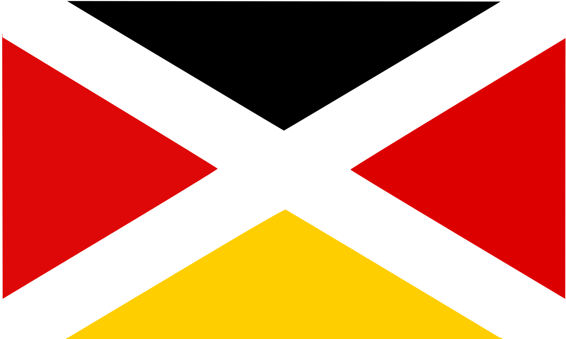 Saint Andrews Cross Flag Design PNG image