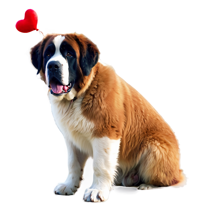 Saint Bernard In A Sweater Png 06252024 PNG image