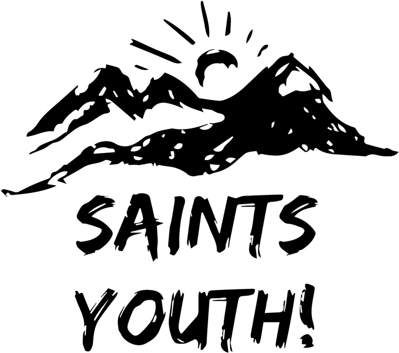 Saints Youth Mountain Sunrise Logo PNG image