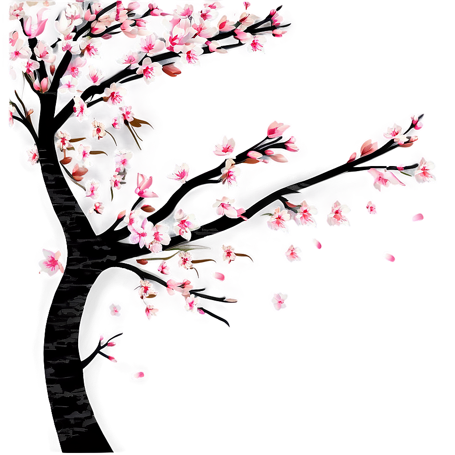 Sakura Blossom Background Png 06202024 PNG image