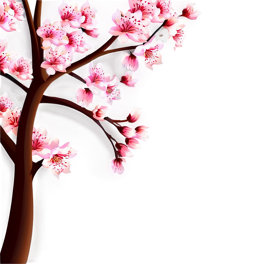 Sakura Flower Illustration Png Sqv92 PNG image