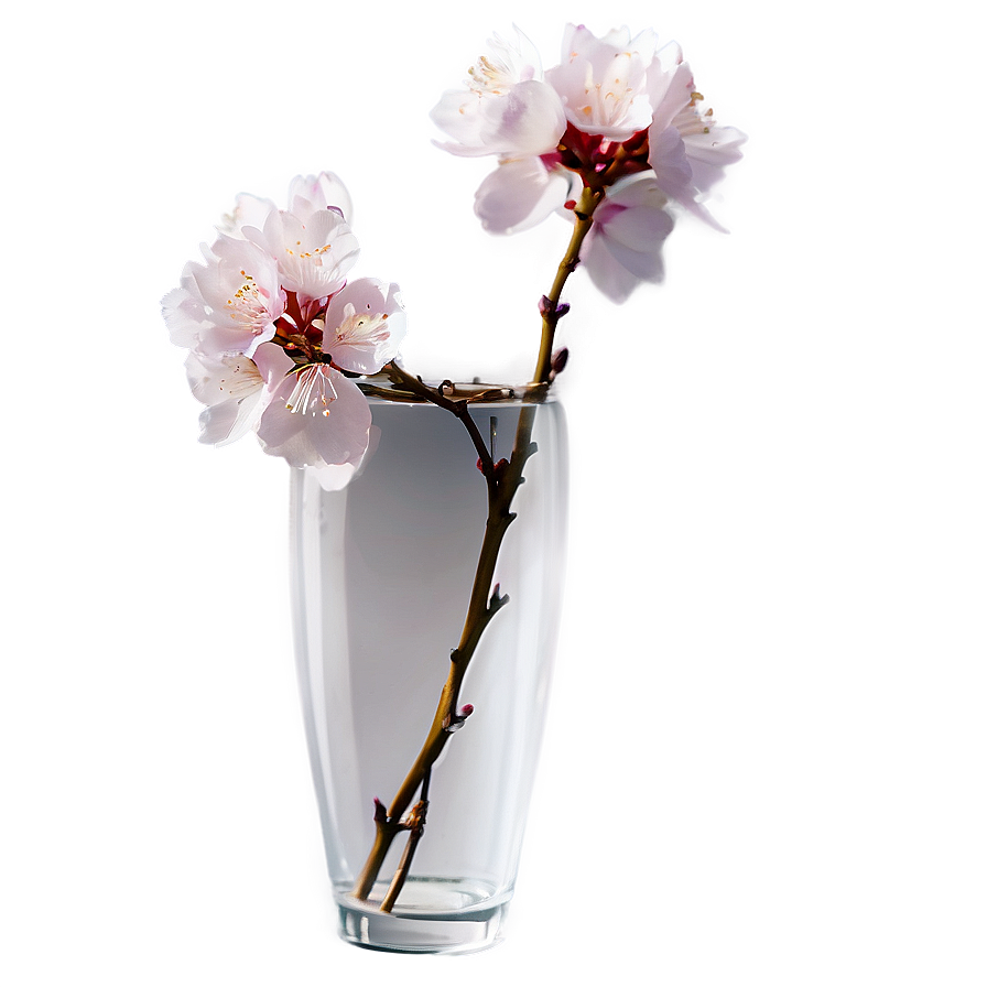 Sakura Flower In Vase Png Mpp61 PNG image