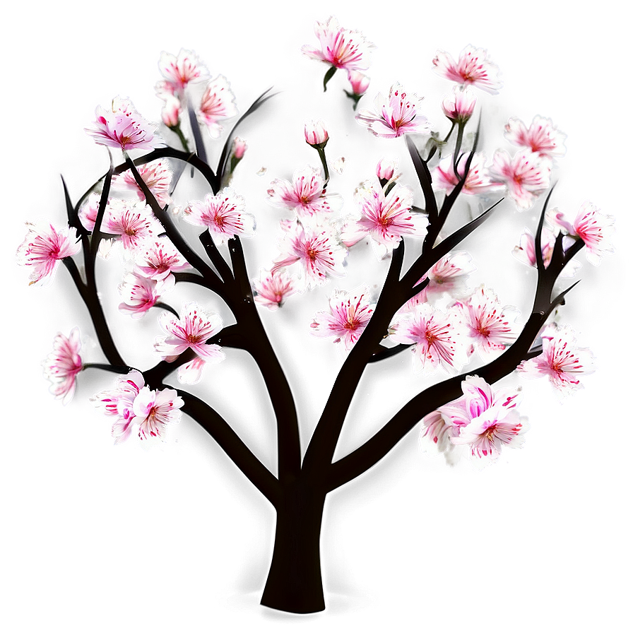 Sakura Tree In Digital Art Png Emy PNG image