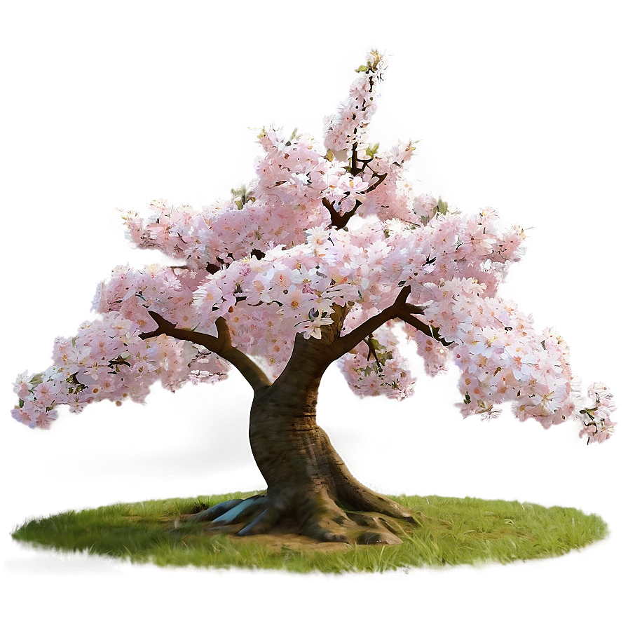 Sakura Tree In Early Spring Png 06122024 PNG image