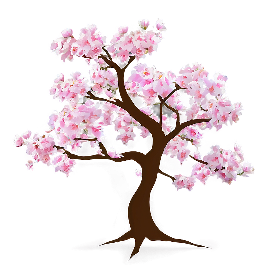 Sakura Tree In Full Bloom Png Ffj26 PNG image