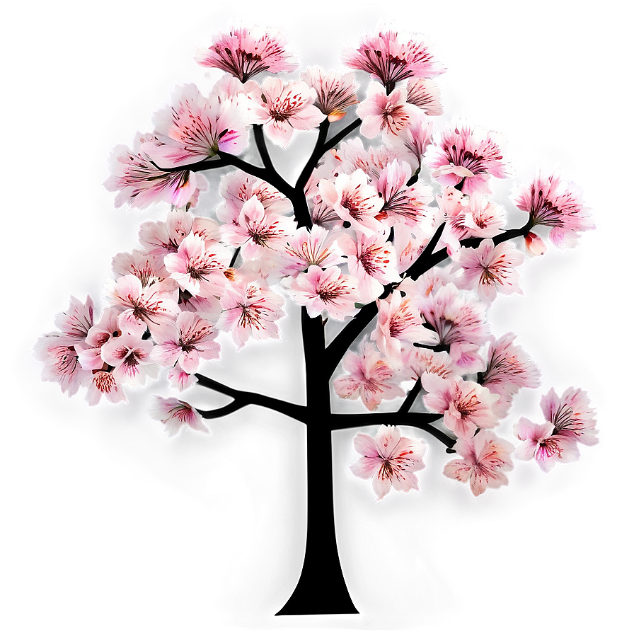 Sakura Tree In Vibrant Colors Png Gta83 PNG image