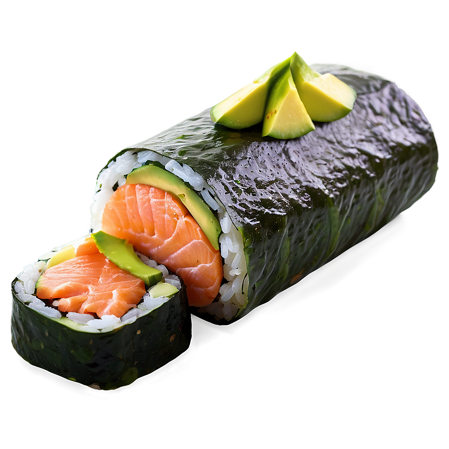 Salmon Avocado Roll Png 8 PNG image