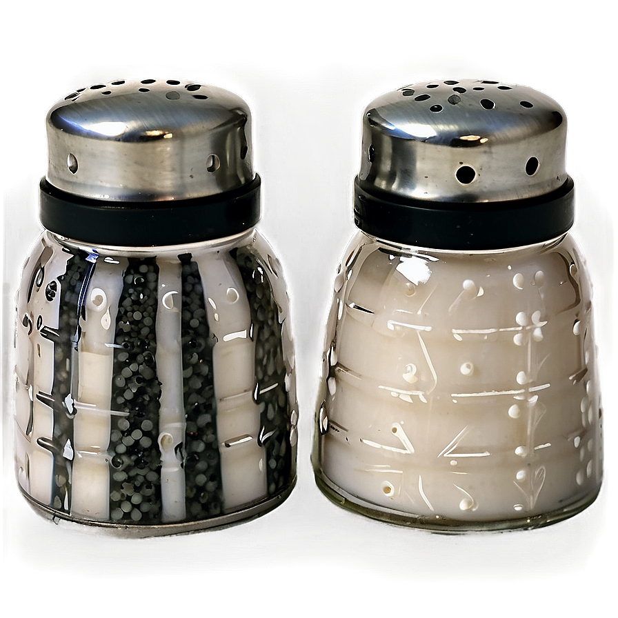 Salt And Pepper Shakers For Barbecue Png 06212024 PNG image