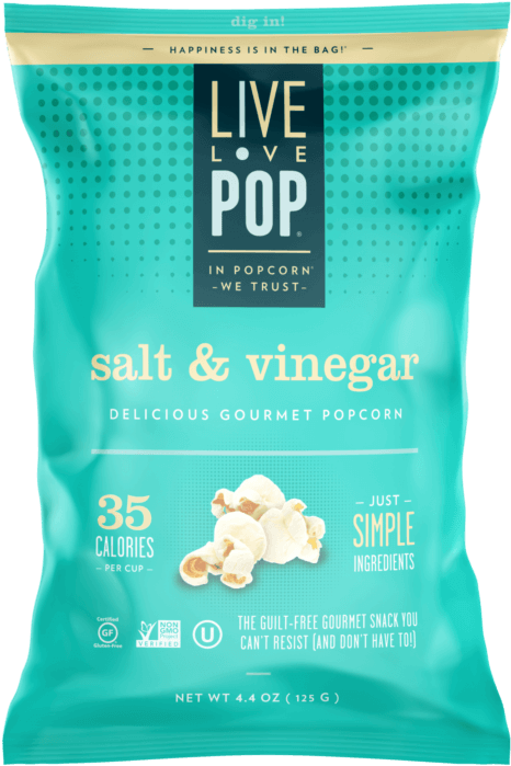 Saltand Vinegar Popcorn Bag PNG image