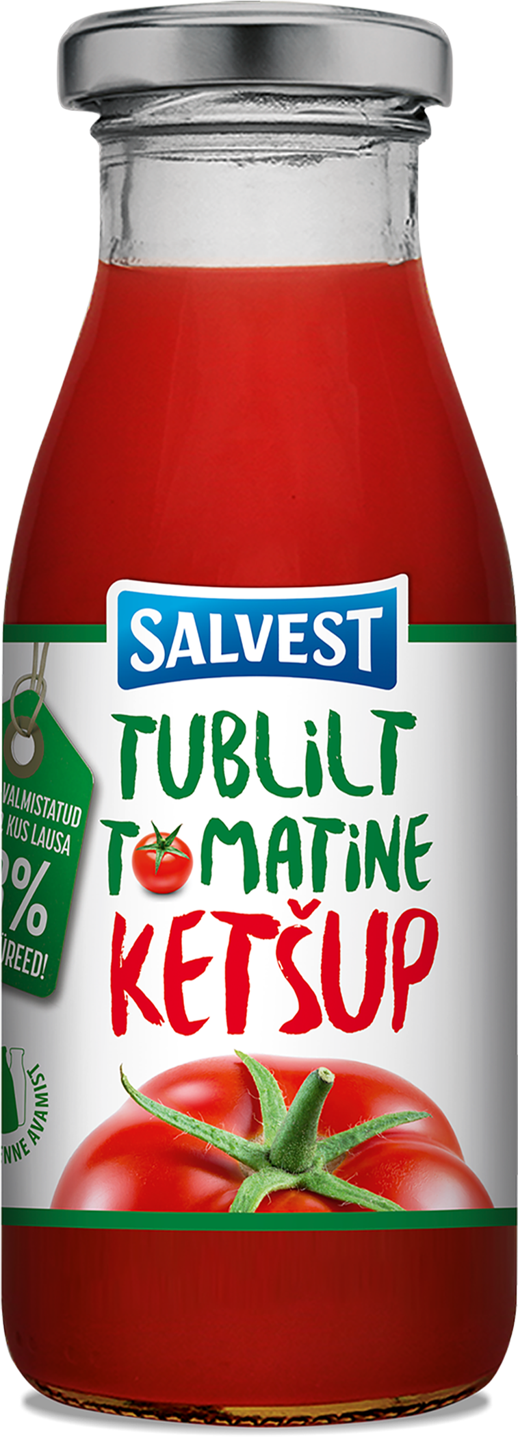 Salvest Tomatine Ketchup Bottle PNG image