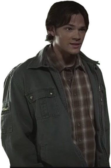 Sam Winchester Casual Look PNG image