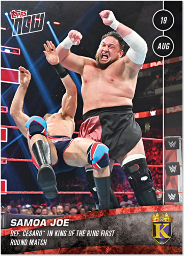 Samoa Joe Wrestling Match Victory PNG image