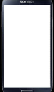 Samsung Android Phone Blank Screen PNG image