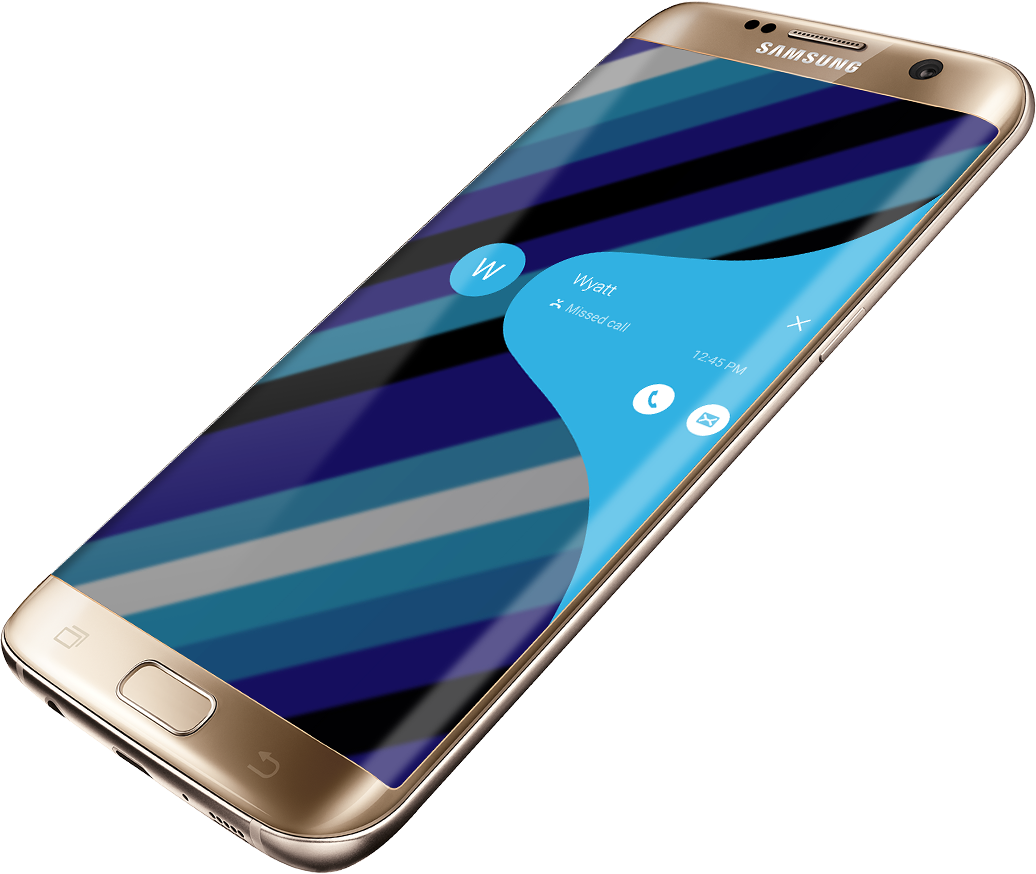 Samsung Galaxy Edge Display PNG image