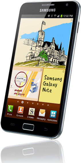 Samsung Galaxy Note Original Display PNG image