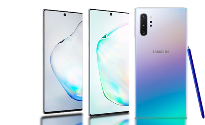 Samsung Galaxy Note10 Showcase PNG image