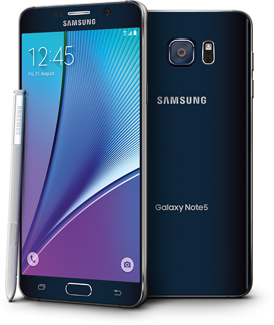 Samsung Galaxy Note5 Promotional Image PNG image