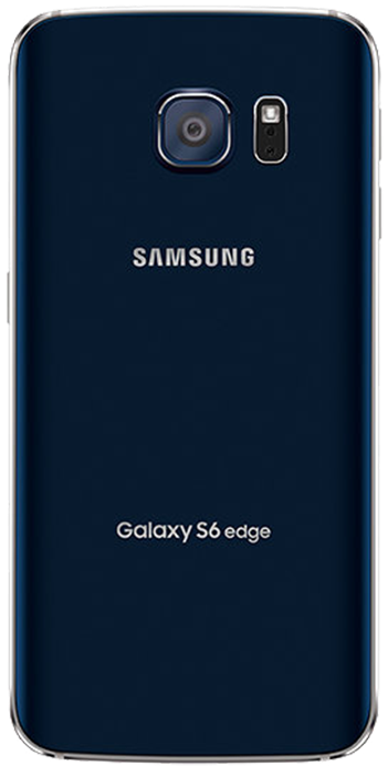 Samsung Galaxy S6 Edge Back View PNG image