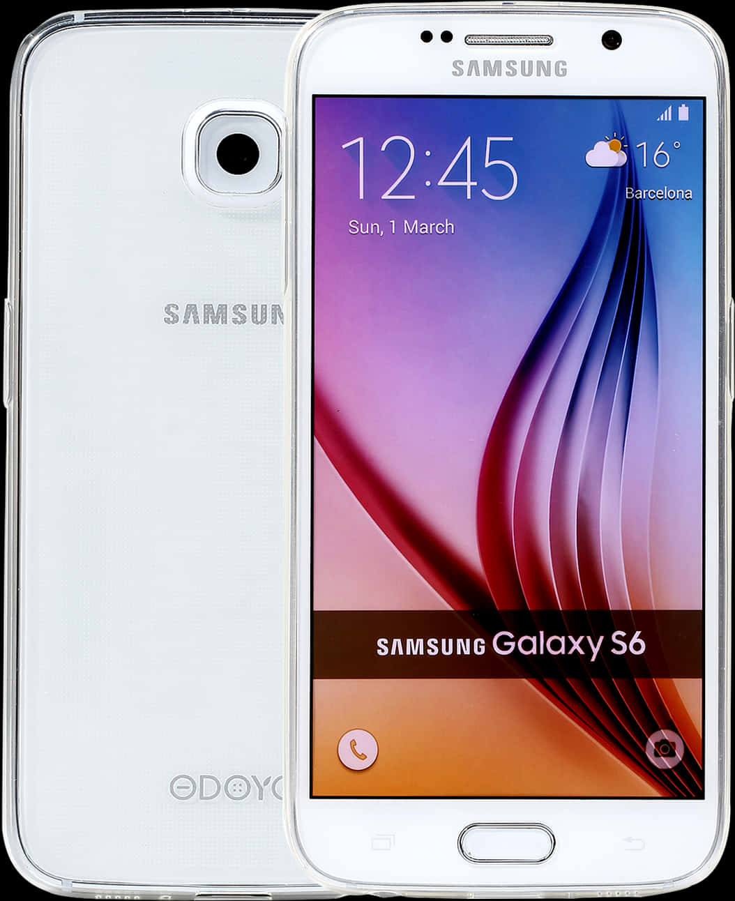 Samsung Galaxy S6 Smartphone Display PNG image