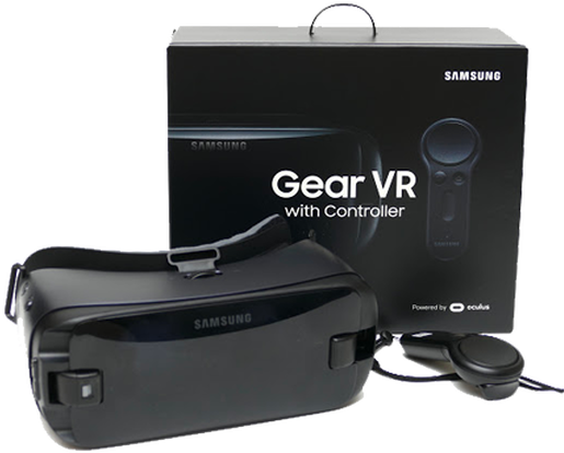 Samsung Gear V Rwith Controller PNG image