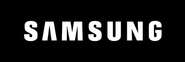 Samsung Logo Black Background PNG image