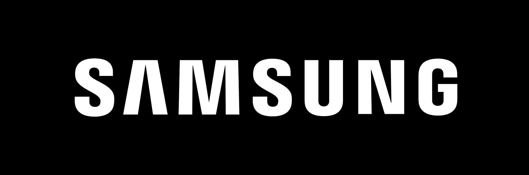 Samsung Logo Black Background PNG image
