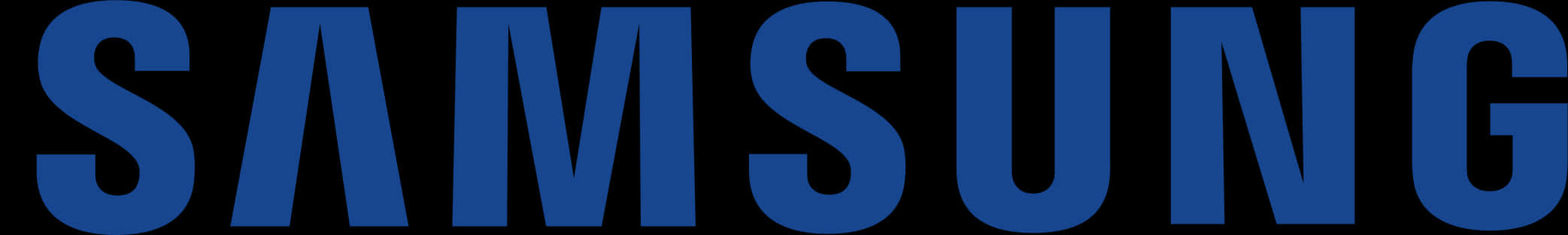 Samsung Logo Blue Background PNG image